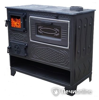 Отопительно-варочная печь МастерПечь ПВ-05С с духовым шкафом, 8.5 кВт в Зеленограде